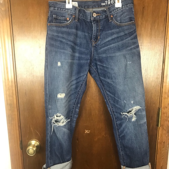 Ripped Boyfriend Jeans - Picture 2 of 2